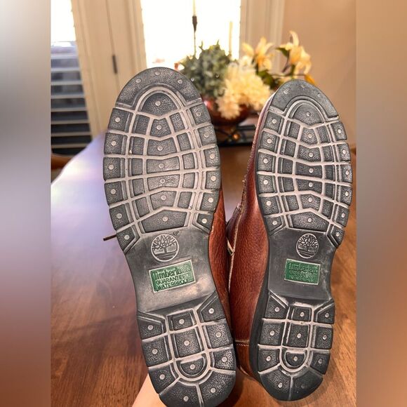 Timberland Waterproof Gore-Tex Leather Chukka Boots Brown Vintage 7-7.5M - Picture 8 of 10